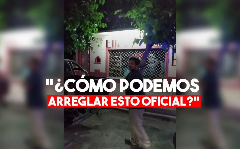 Manejaba en zigzag y quiso sobornar a la Policía para zafar de la multa