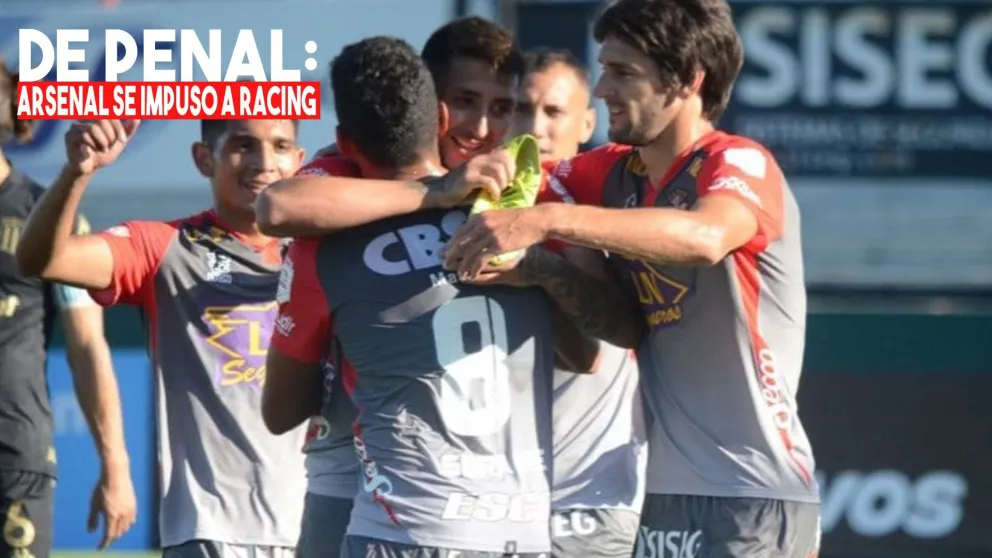 Arsenal venció a Racing  y pasó a la Fase Campeonato