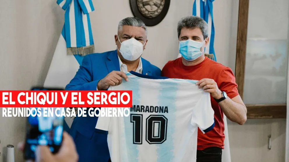 El "Chiqui" Tapia y Uñac se reunieron para planificar acciones conjuntas de cara al 2021