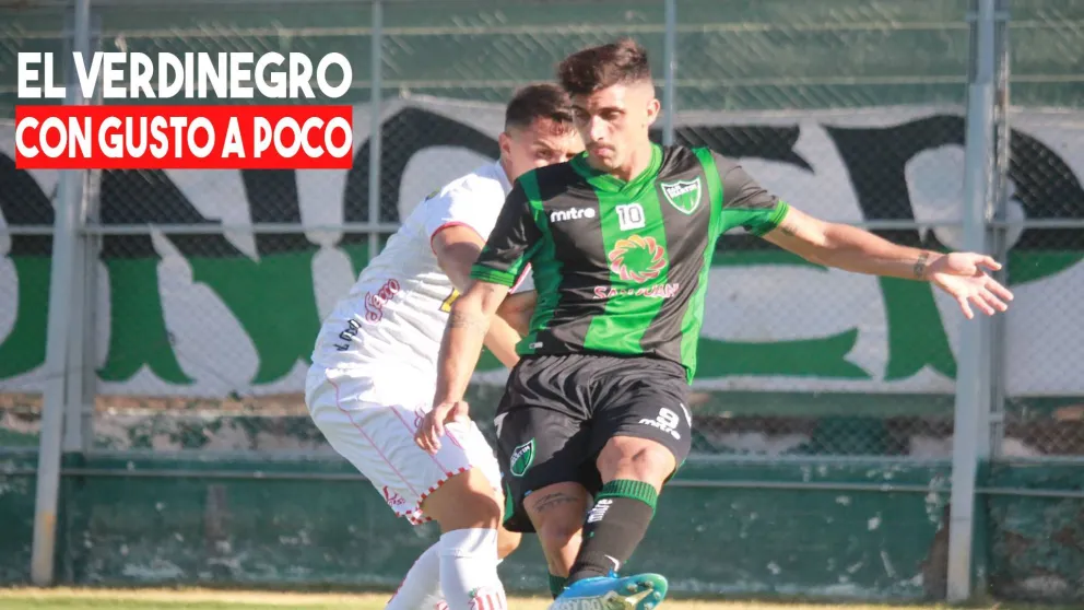 El verdinegro empató con Barracas Central en la segunda fecha del torneo.