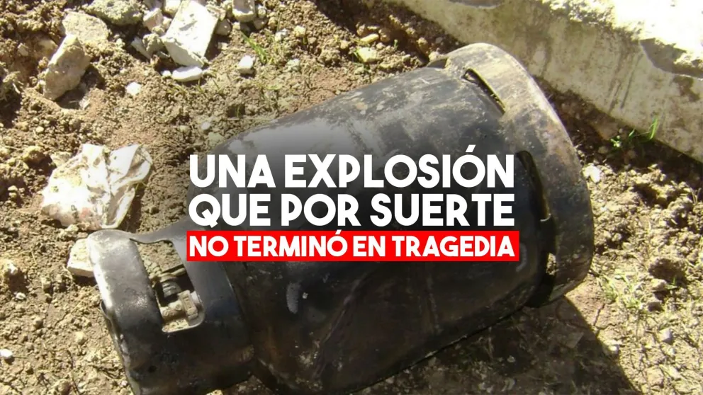 Explotó una garrafa y se prendió fuego una vivienda