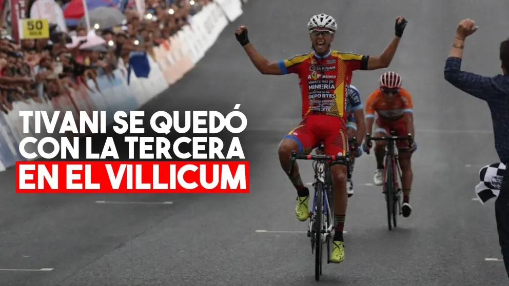 Nicolás Tivani se quedó con la tercera fecha de ciclismo federado