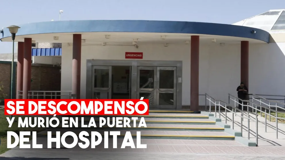 Un hombre llegó hasta el Hospital de Pocito pero murió antes de que lo atiendan