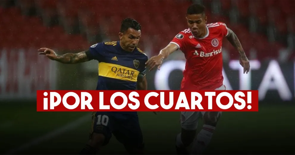 Boca, con equipo confirmado para recibir a Inter de Porto Alegre y buscar el pase a los cuartos