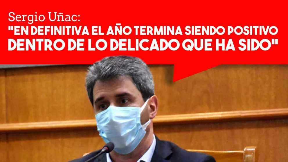 Sergio Uñac realizó un balance positivo de la gestión en medio de la pandemia