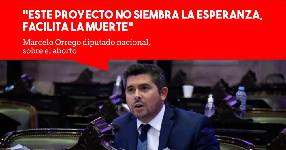 Orrego: "Este proyecto no siembra la esperanza, facilita la muerte"