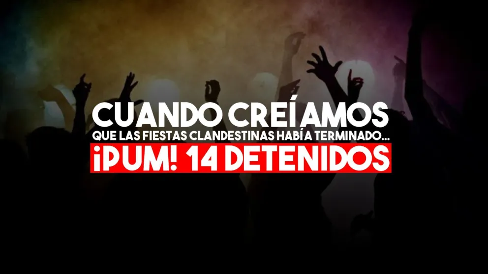 Catorce detenidos en una nueva fiesta clandestina