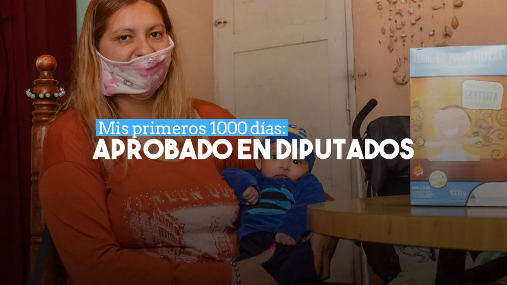 Diputados le dio media sanción al proyecto de "Mis primeros 1000 días"
