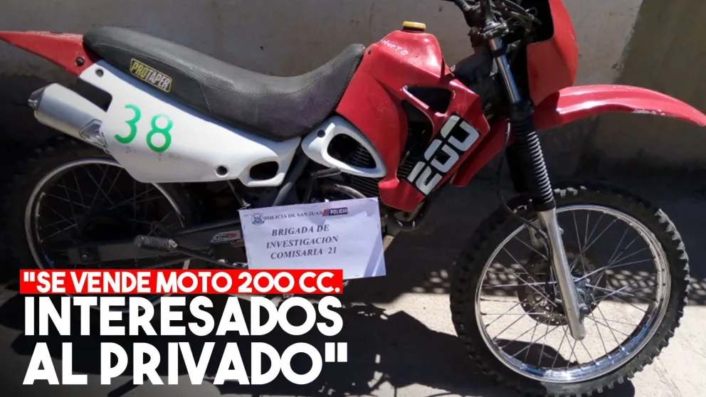 Robó una moto, la publicó en Facebook y se delató solo