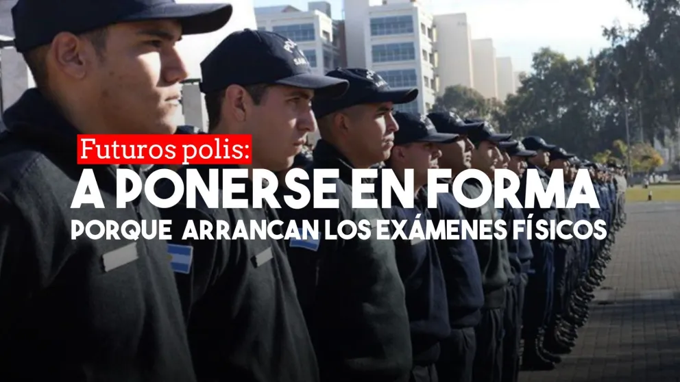 Arrancan las evaluaciones físicas para entrar a la Policía