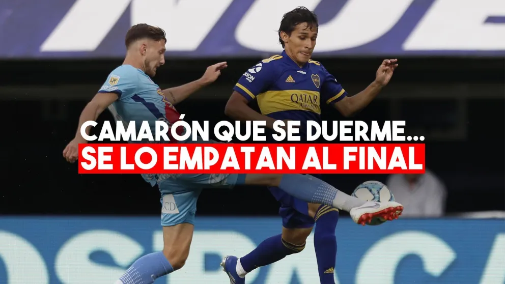 Boca se quedó y Arsenal le empató el partido en el último minuto