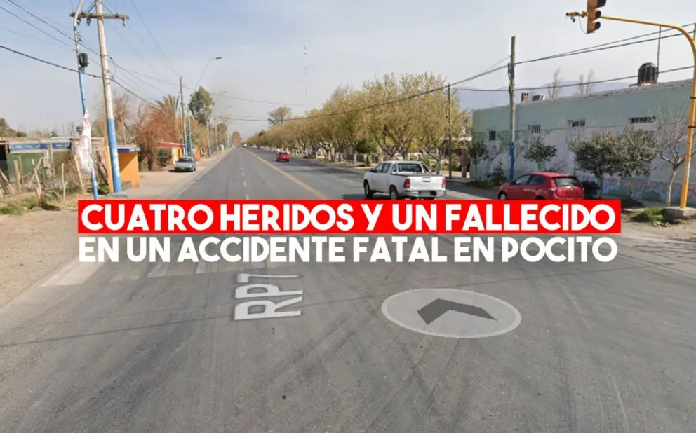 Accidente fatal en Pocito: chocaron dos vehículos y hay un fallecido