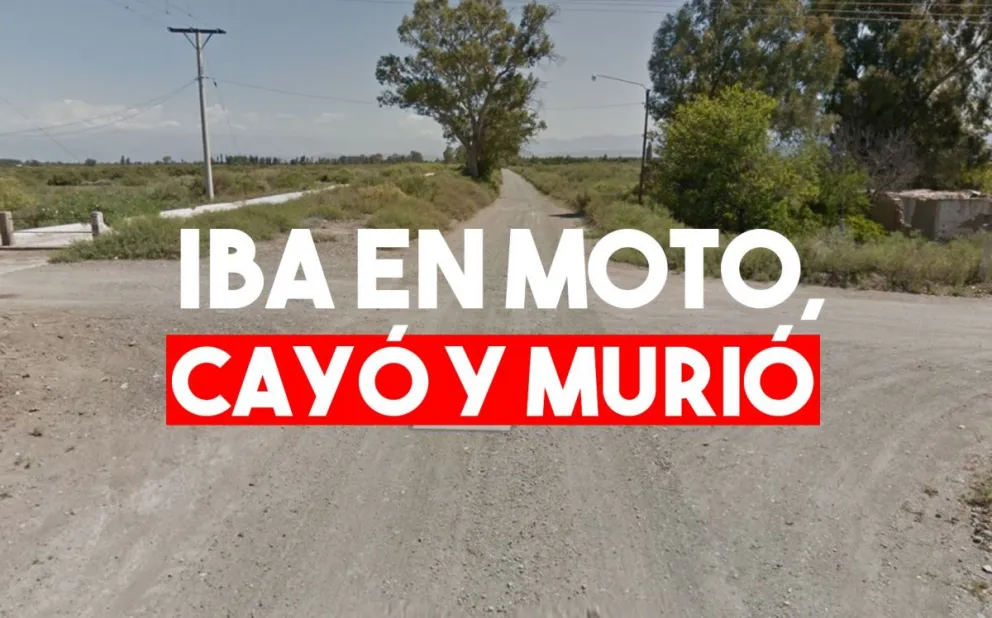 Una mujer cayó de su moto y murió
