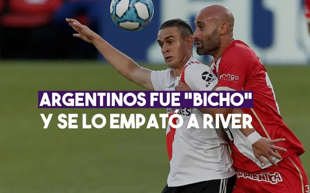 River no le encontró la vuelta al Bicho y repartieron puntos