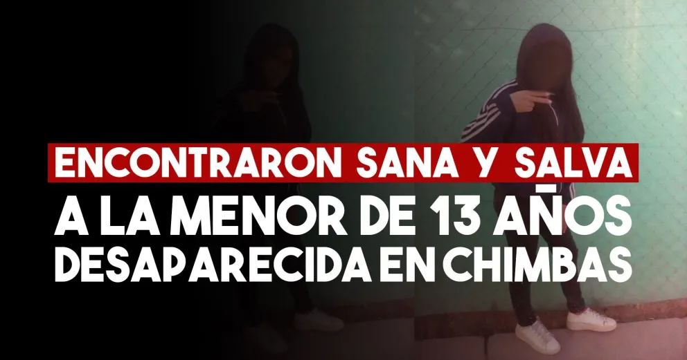 Encontraron a la menor que desapareció en Chimbas