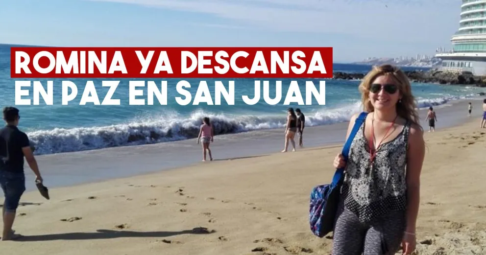 Los restos de Romina ya descansan en paz en San Juan