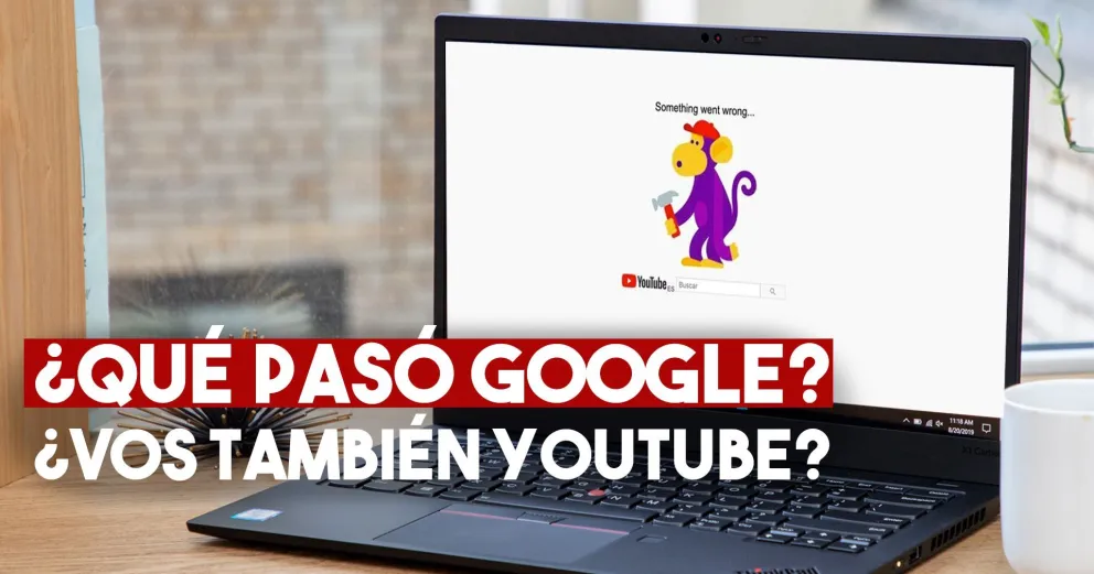 Google y Youtube se cayeron en todo el mundo
