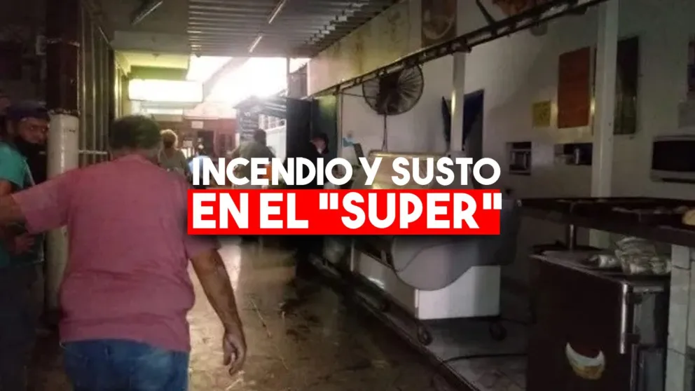 Se incendió un horno y un super céntrico casi se quema