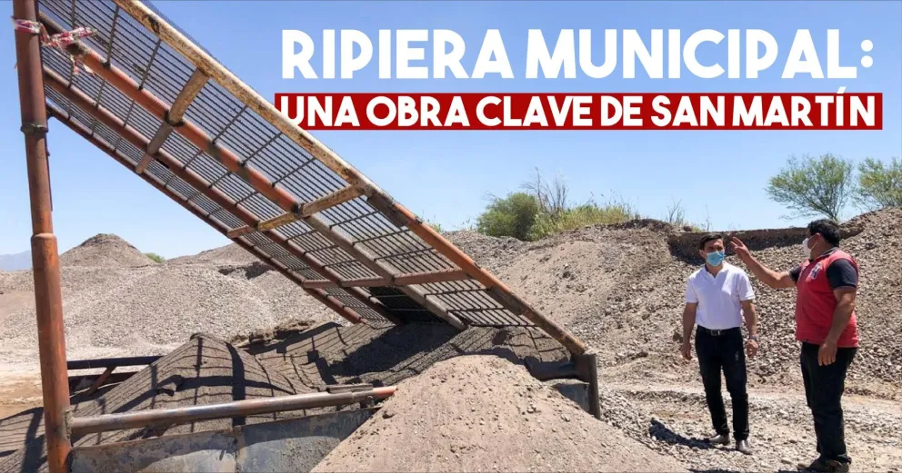 Gracias a la ripiera, San Martín ahorra por año unos 6 millones de pesos en compra de áridos