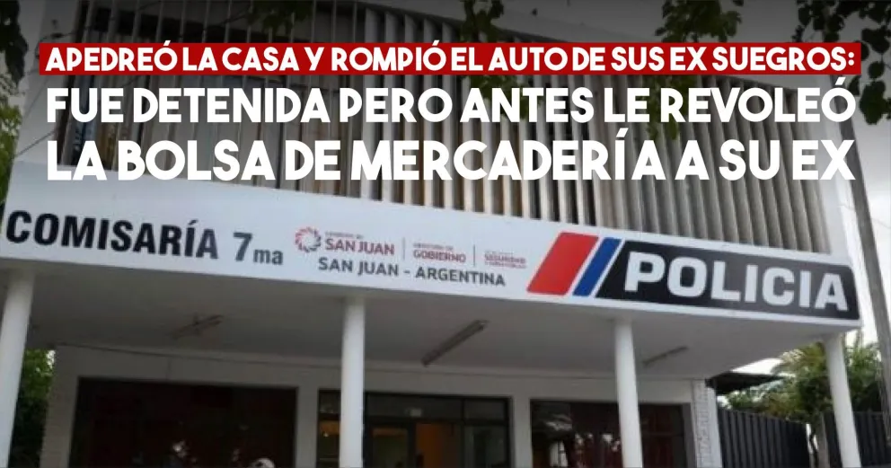 Una mujer tenía prohibición de acercamiento y atacó la casa de su ex suegros, fue detenida