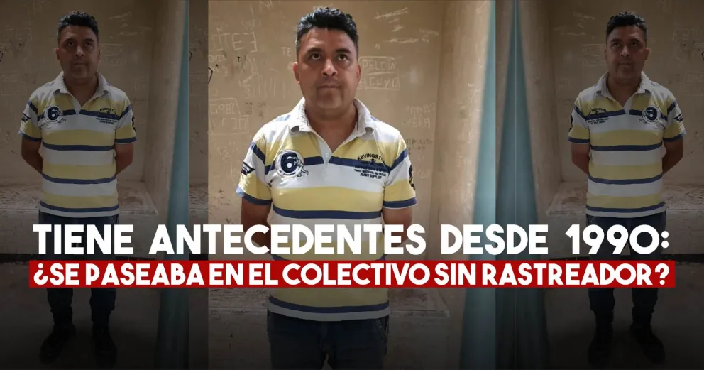 En el colectivo detuvieron a un sujeto que no tenía el rastreador electrónico