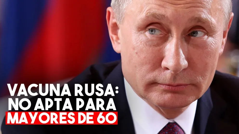 Putín no se aplicó la vacuna rusa porque aún no está aprobada para mayores de 60 años
