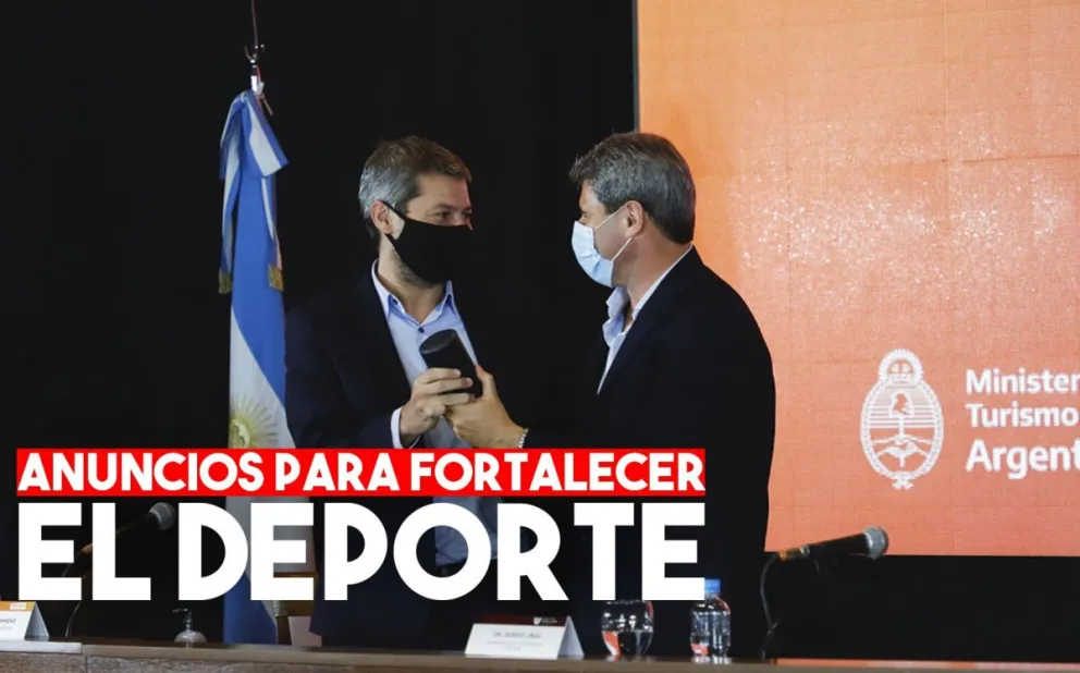 Uñac y Lammens anunciaron fondos para la construcción de un microestadio en la Ciudad Deportiva