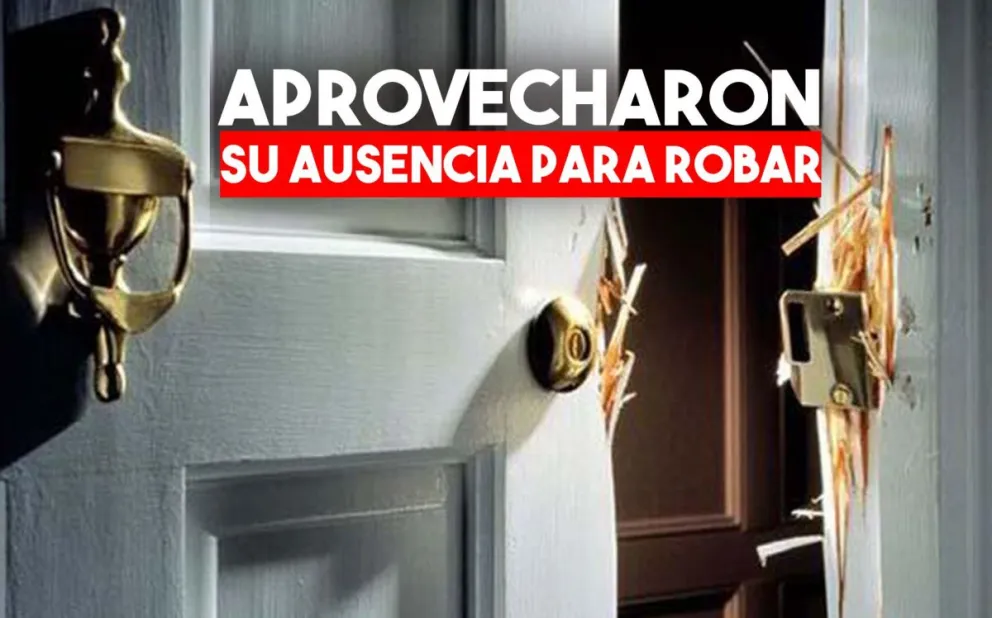 Salió de su casa unas horas y ladrones le robaron la computadora y $50.000