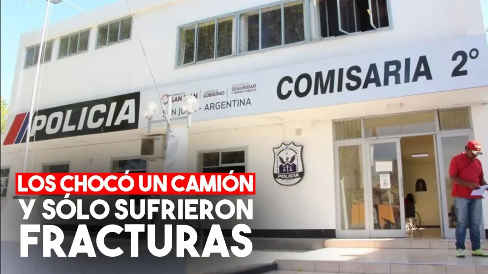 Un camión chocó a dos motociclistas y los dejó con múltiples fracturas
