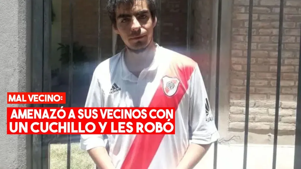 Entró a robar a sus vecinos y los amenazó con un cuchillo