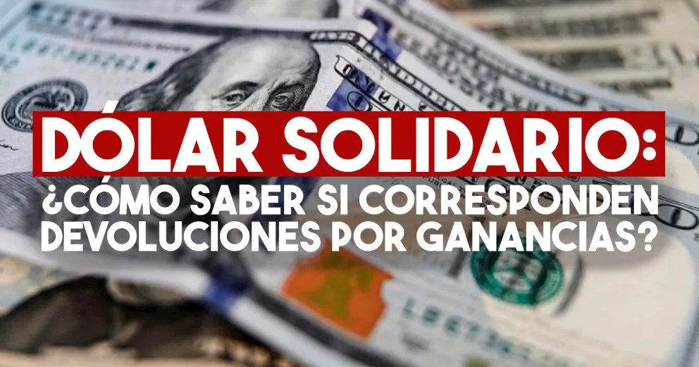 AFIP habilitó un servicio para informar de las percepciones por la compra del dólar solidario