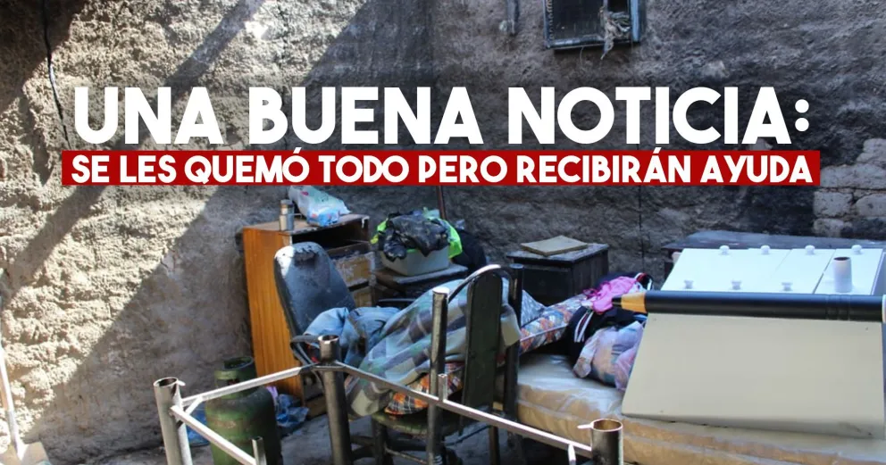Luego de un voráz incendio, la Municipalidad de Chimbas ayudará a los damnificados