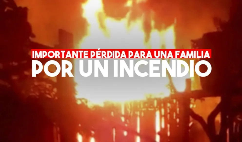 San Martín: por una falla eléctrica una familia casi pierde todo en un incendio