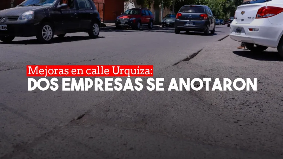 Dos empresas se disputarán la repavimentación de la calle Urquiza