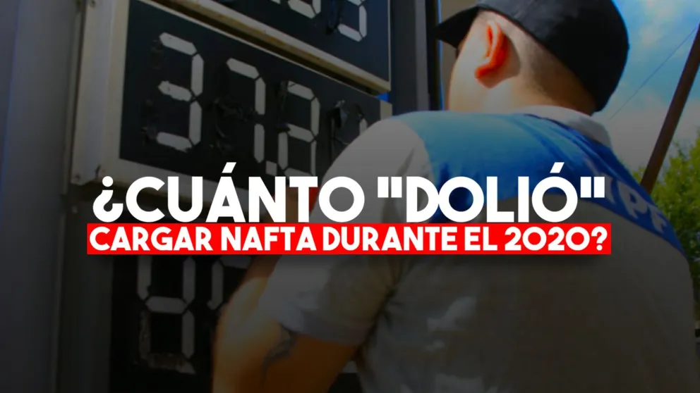 ¿Cuánto aumentó la nafta en San Juan en 2020?