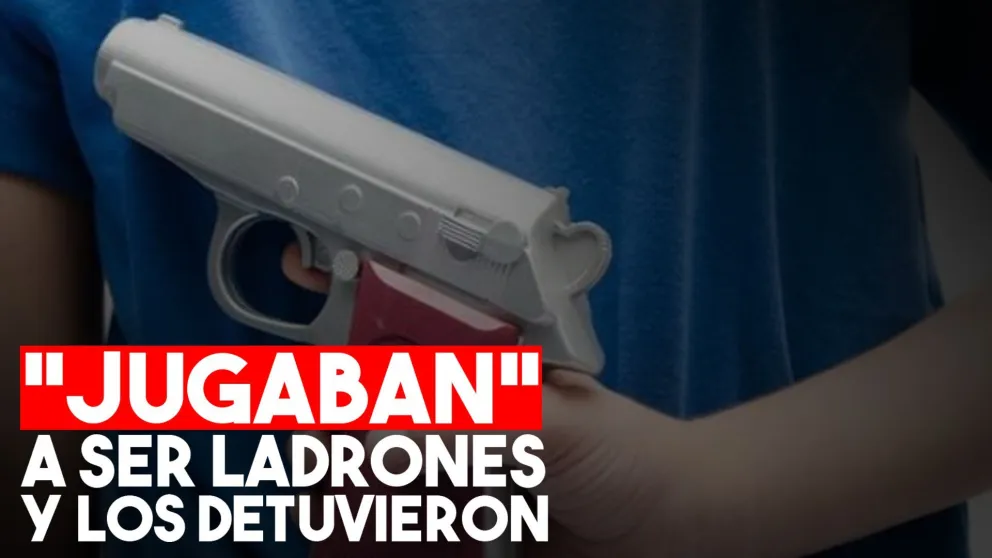Menores de edad asaltaron a una joven con un arma de juguete