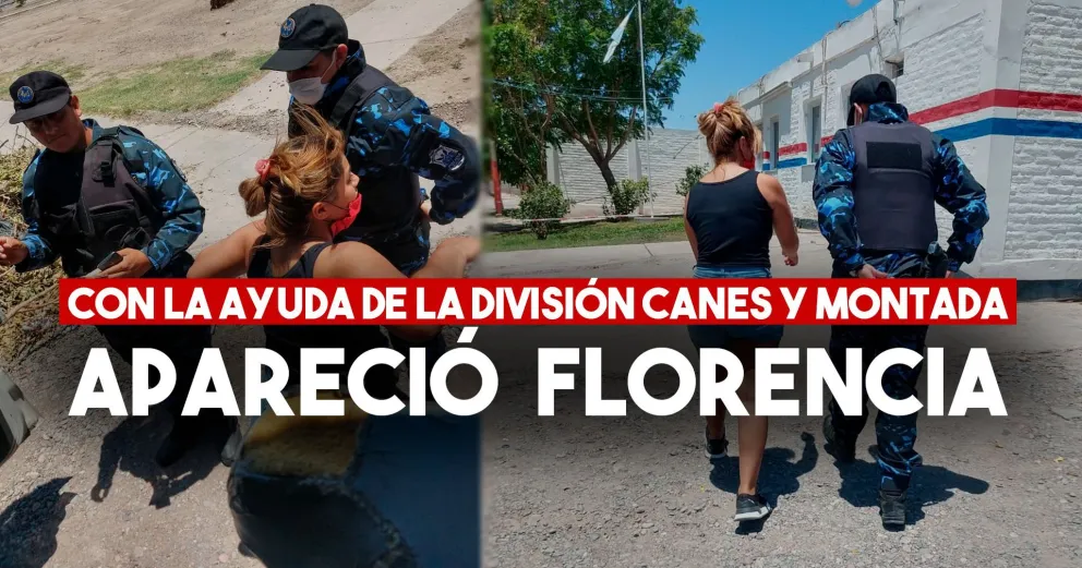 Apareció Florencia, la joven de 20 años que era buscada