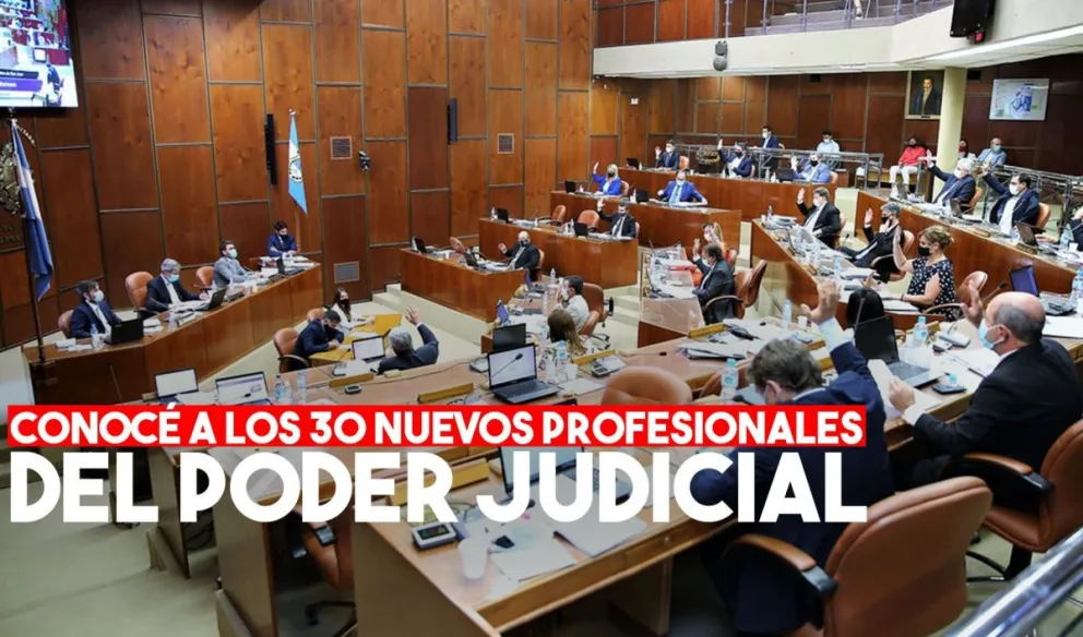Nombraron 30 nuevos funcionarios del Poder Judicial