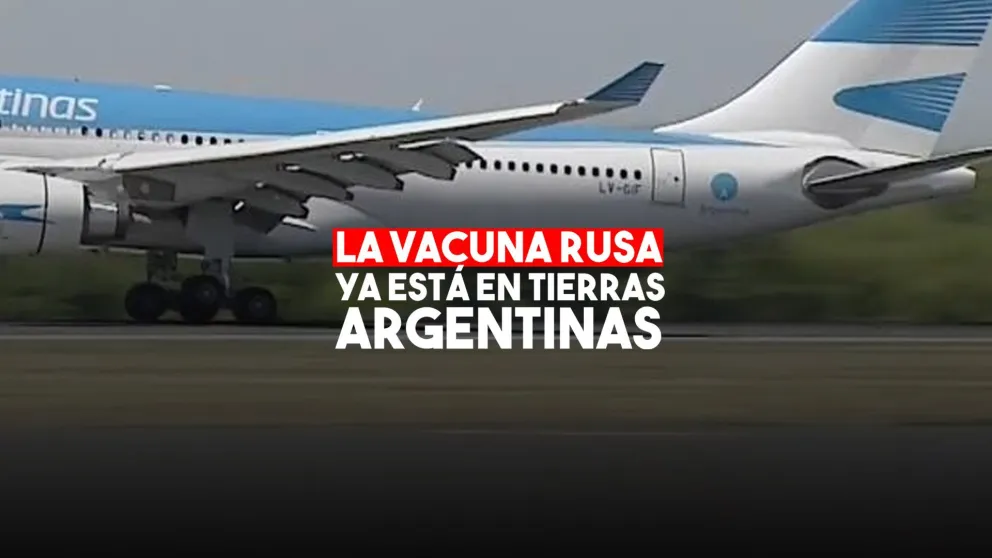 Llegó a la Argentina la primera tanda de vacunas de Rusia