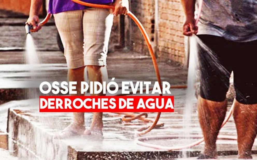 Desde OSSE pidieron hacer uso responsable del agua potable para disfrutar las fiestas