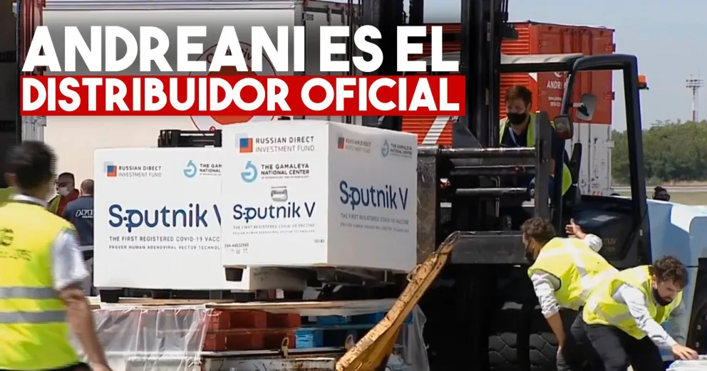 Andreani fue designado como distribuidor oficial de la Sputnik V en todo el país