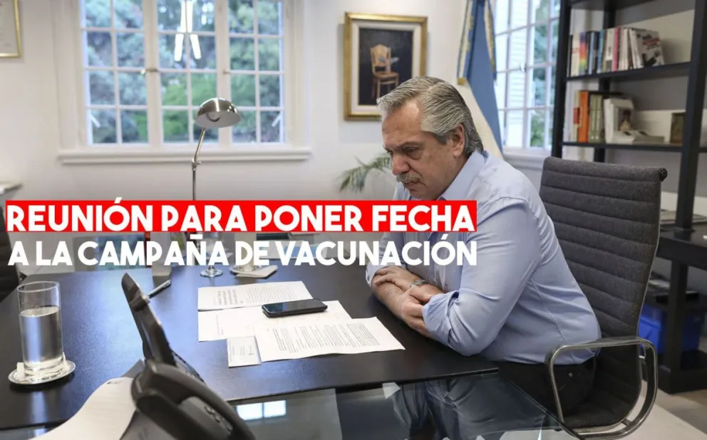 Alberto Fernández se reunirá con los gobernadores para coordinar la campaña de vacunación
