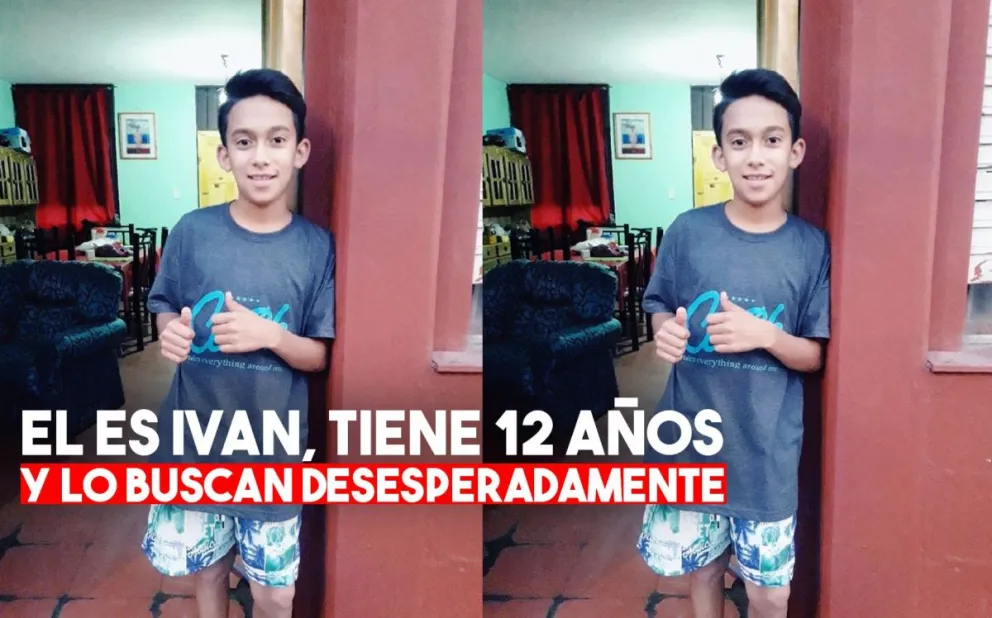 Buscan a un niño de 12 años que salió de su hogar y no regresó