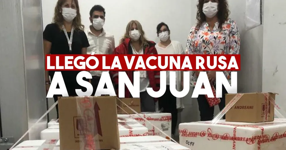 La vacuna rusa ya está en San Juan