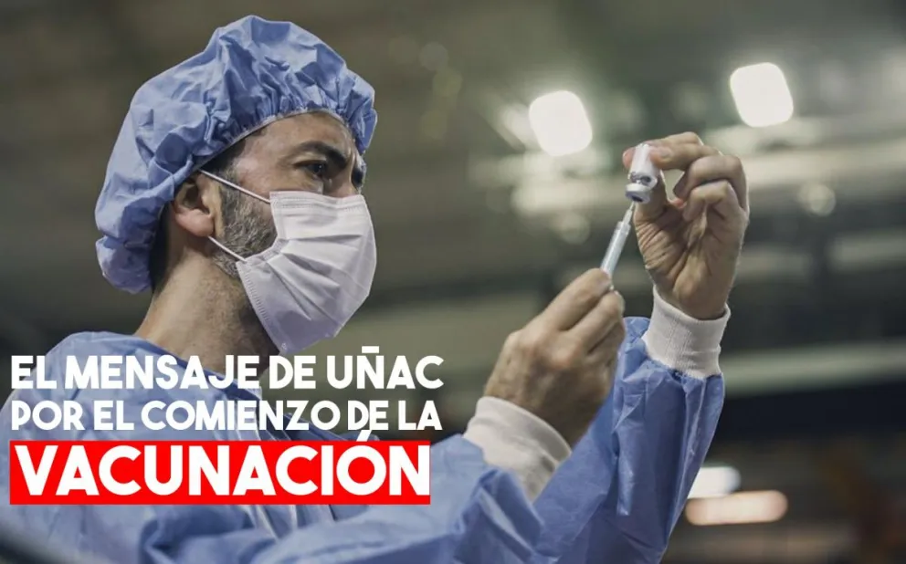 Uñac emitió un emotivo mensaje por el comienzo de la vacunación contra el Covid-19