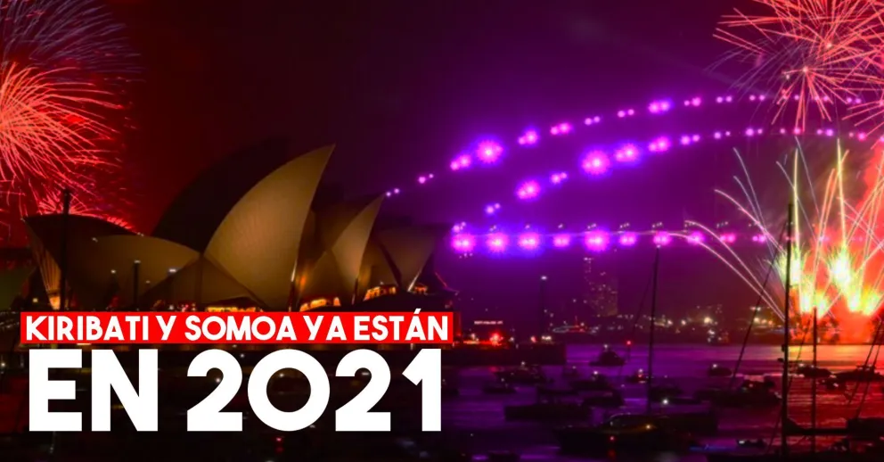 Kiribati y Somoa, los primeros en despedir el 2020
