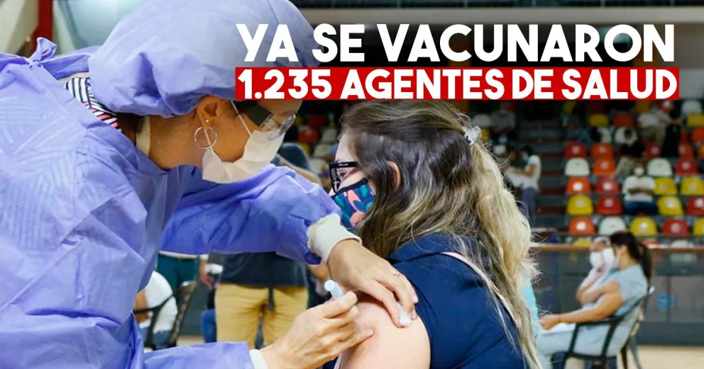 En la primer semana del Plan Provincial de Vacunación se colocaron 1.235 dosis