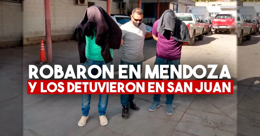 A mano armada robaron una camioneta en Mendoza y fueron detenidos en San Juan