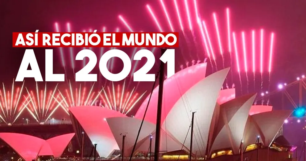 Las imágenes del festejo de Año Nuevo en un mundo marcado por la pandemia
