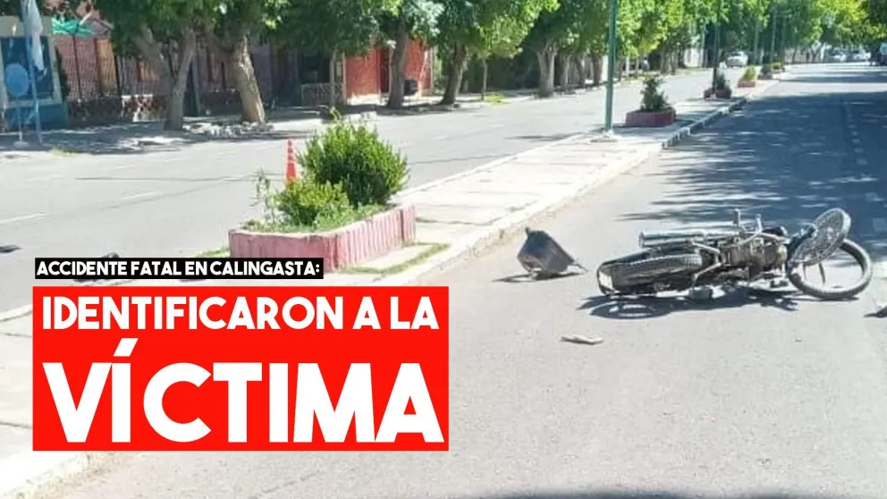 Identificaron al motociclista que murió en Calingasta